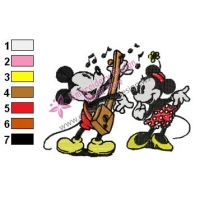 Mickey Mouse Cartoon Embroidery 95